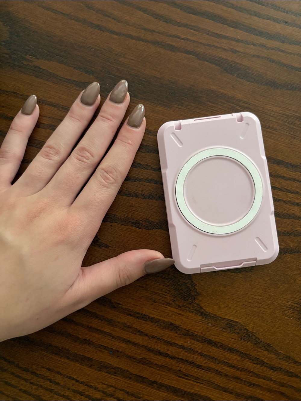 Light Pink MagSafe wallet